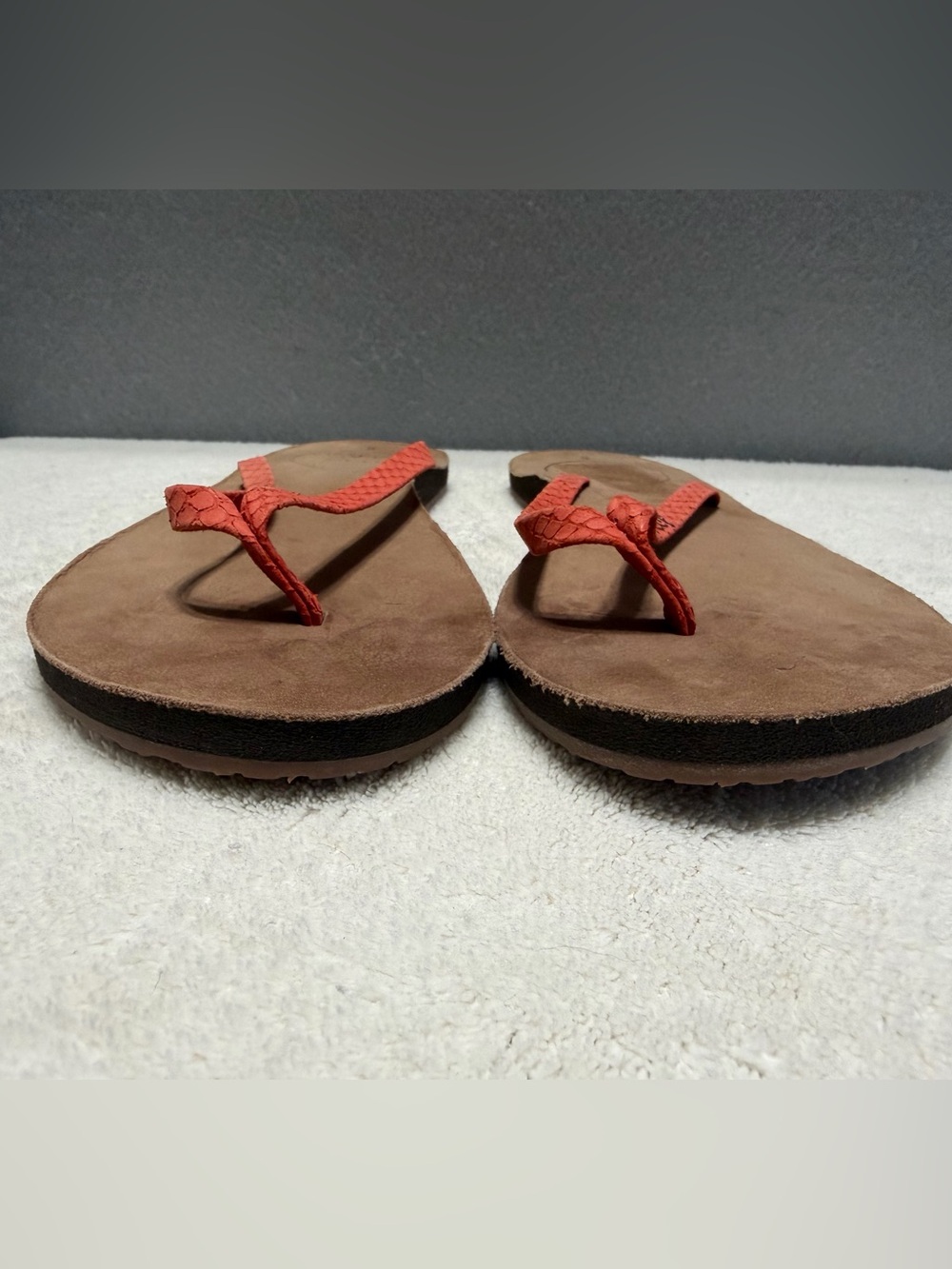 Reef Flip Flop Sandals s6 Women’s Brown/Orange - Picture 8 of 8